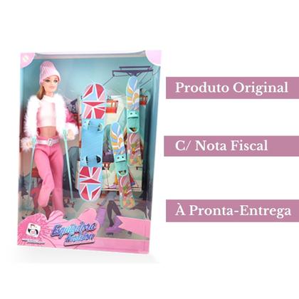 Imagem de Boneca Barbie Esquiadora Fashion C/ Acessórios - Pica Pau