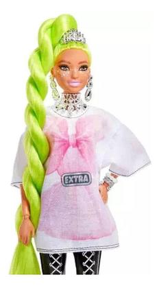 Imagem de Boneca Barbie Extra Cabelo Verde Neon Hdj44 Mattel