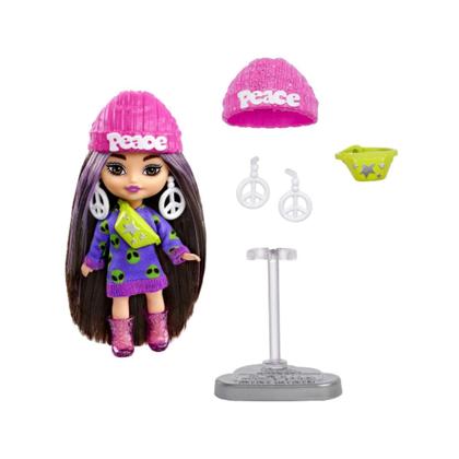 Boneca Barbie Extra Mini Minis Peace Vestido Alien - Mattel
