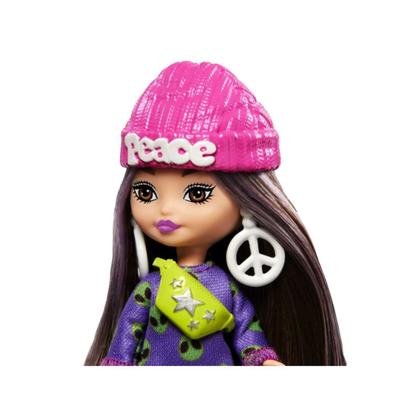 Boneca Barbie Extra Mini Minis Peace Vestido Alien - Mattel
