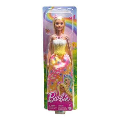 Imagem de Boneca Barbie Fantasia Donzelas Vestido dos Sonhos Amarelo - Mattel