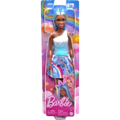 Imagem de Boneca Barbie Fantasia Unicórnio Saia Azul - Mattel