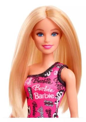 Imagem de Boneca Barbie Fashion Loira Vestido Borboleta C36 Unidade