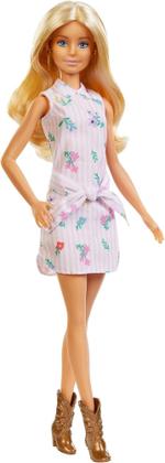 Imagem de Boneca Barbie Fashionistas 119 Loira Vestido Camisa Rosa FXL52 - Mattel (23829)