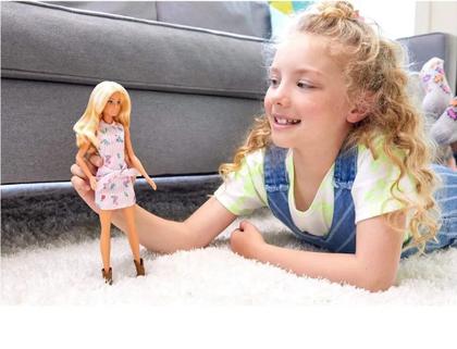 Imagem de Boneca Barbie Fashionistas 119 Loira Vestido Camisa Rosa FXL52 - Mattel (23829)