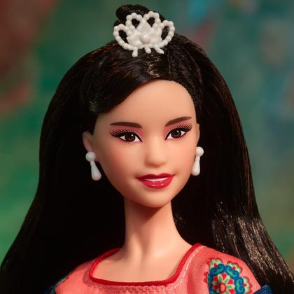 Imagem de Boneca Barbie Lunar de Ano Novo Hanfu tradicional com acesso.