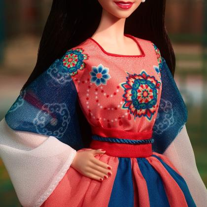Imagem de Boneca Barbie Lunar de Ano Novo Hanfu tradicional com acesso.
