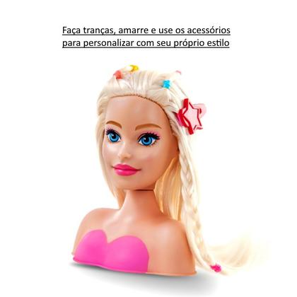 Imagem de Boneca Barbie Mini Busto com Acessórios LIcenciado Mattel