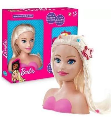 Imagem de Boneca Barbie Mini Styling Head Core com Acessórios