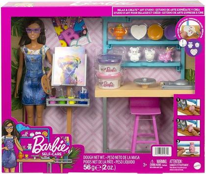 Imagem de Boneca Barbie Playset Estudio Criativo - Estudio de Arte - Mattel - HCM85