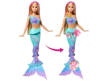 Imagem de Boneca Barbie Sereia com Transformação de Flor - Mattel
