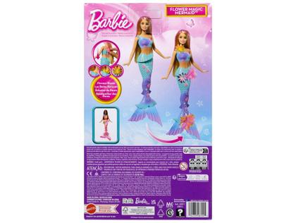 Imagem de Boneca Barbie Sereia com Transformação de Flor - Mattel