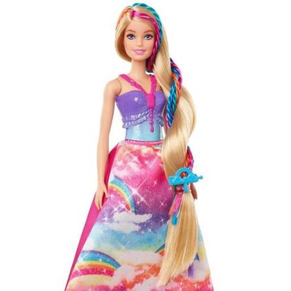 Imagem de Boneca Barbie Tranças Mágicas 30cm Dreamtopia - Mattel GTG00