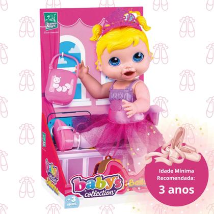 Imagem de Boneca Bebê Bailarina Babys Collection Super Toys - 485