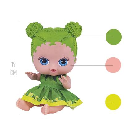 Imagem de Boneca Bebe Coleção Frutinhas Com Cheirinho De Limão - Cotiplas