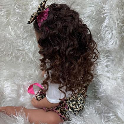 Imagem de Boneca Bebe Reborn 100% Silicone 55 Cm Dandara