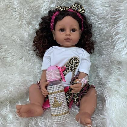 Imagem de Boneca Bebe Reborn 100% Silicone 55 Cm Dandara
