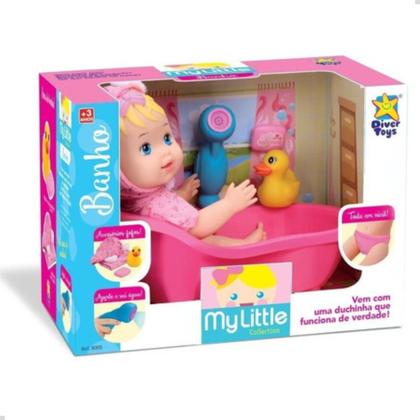 Imagem de Boneca Bebê Reborn Banho Ducha C/ Água Brinquedo Meninas