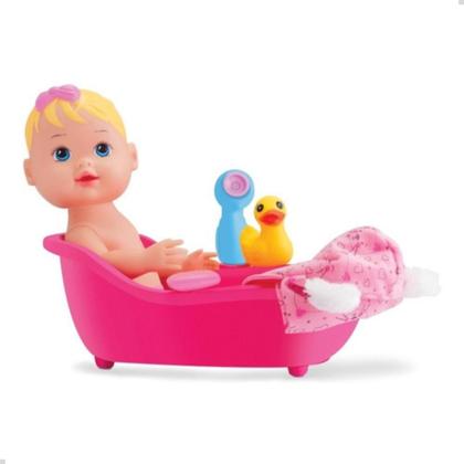 Imagem de Boneca Bebê Reborn Banho Ducha C/ Água Brinquedo Meninas