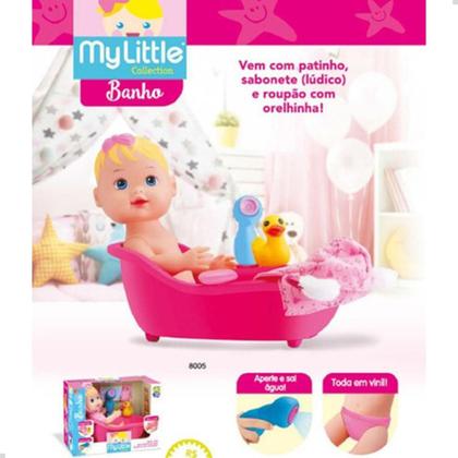 Imagem de Boneca Bebê Reborn Banho Ducha C/ Água Brinquedo Meninas