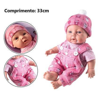 Imagem de Boneca Bebe Reborn C/ Fralda Menina Realista Vinil Milk 622