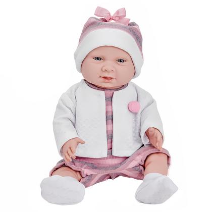 Imagem de Boneca Bebe Reborn Doce Vida Passeio Com Chupeta Mamadeira E Certidão De Nascimento