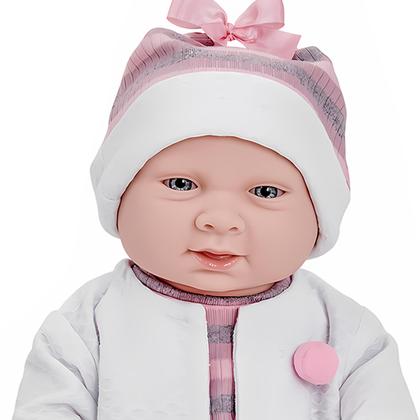 Imagem de Boneca Bebe Reborn Doce Vida Passeio Com Chupeta Mamadeira E Certidão De Nascimento