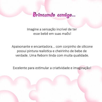 Imagem de Boneca Bebê Reborn Menina de Silicone e Lindos Acessórios