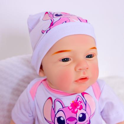Imagem de Boneca Bebê Reborn Menina Mary Realista Angel Original Corpinho Em Silicone Com Bolsa Maternidade