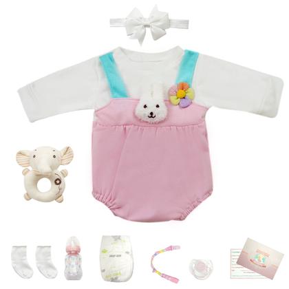 Imagem de Boneca Bebê Reborn Realista Brastoy Original 48 cm Silicone Kit Conjunto de Roupa Mamadeira Chupeta Certidão Fralda e Pelúcia