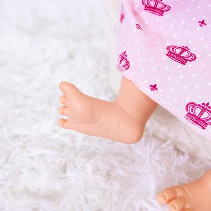 Imagem de Boneca Bebê Reborn Realista Siliconada Kit Bolsa de Maternidade 