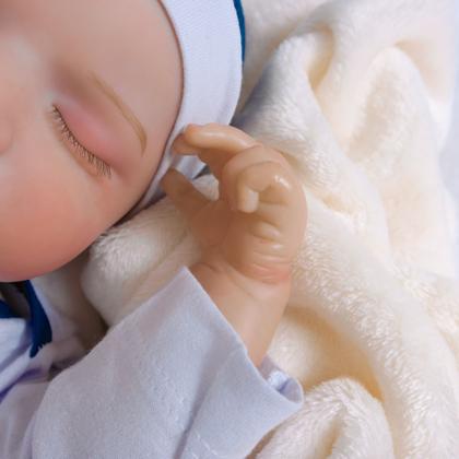 Imagem de Boneca Bebê Reborn Rosale Em Silicone Realista Pode dar Banho 