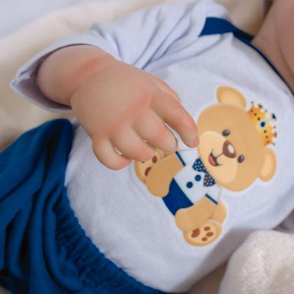 Imagem de Boneca Bebê Reborn Rosale Em Silicone Realista Pode dar Banho 