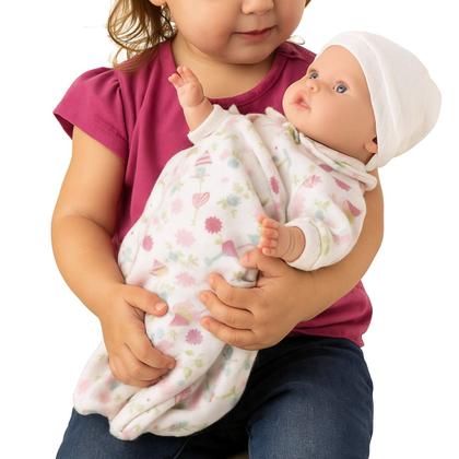 Imagem de Boneca Bebe Rose Ring 40cm e Sons de Bebe - Milk Brinquedos