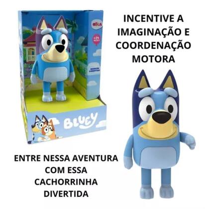Imagem de Boneca Bluey Divertida Irmã Bingo Articulada Elka 22 cm