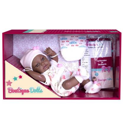 Imagem de Boneca Boutique Dolls Reborn Negra - Super Toys