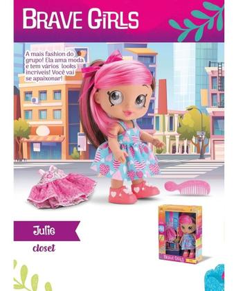 Imagem de Boneca Brave Girls Julie Closet - Bee Toys