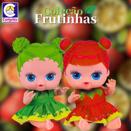 Imagem de Boneca Cheirinho De Frutas Morango E Limão 19cm Coleção Frutinhas Bonecas Infantil Articuladas