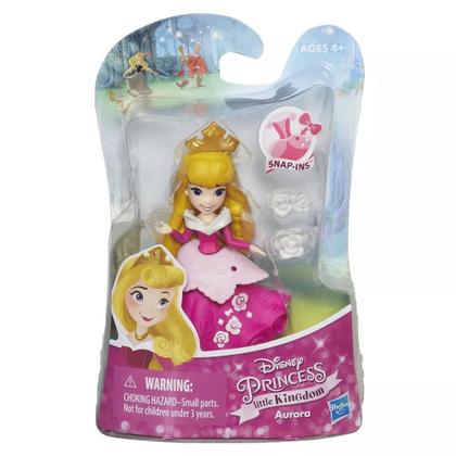 Imagem de Boneca Cinderela, Aurora e Bela Mini Disney Princesas kit 3 bonecas Hasbro B5321