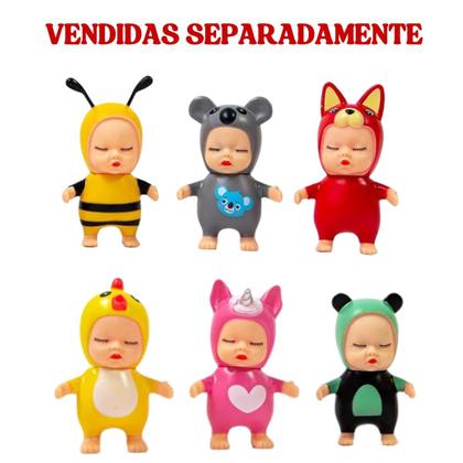 Imagem de Boneca Coleção Pijaminhas Abelhinha 9cm Bebezinhas Estrela