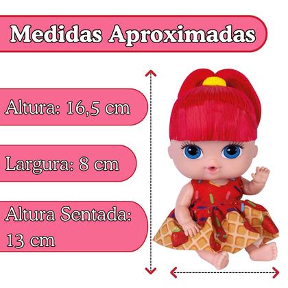 Imagem de Boneca Coleção Sorvetinho C/ Cheirinho de Fruta - Super Toys