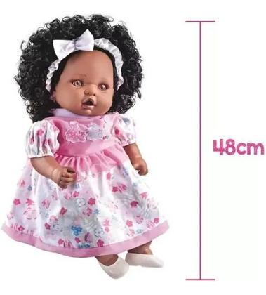 Imagem de Boneca Collezione Angelina Negra Milk Brinquedos 212