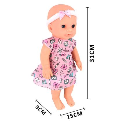 Imagem de Boneca Com Kit De Saúde Infantil Rubbie Com Visual De Doutora E Itens De Cuidar