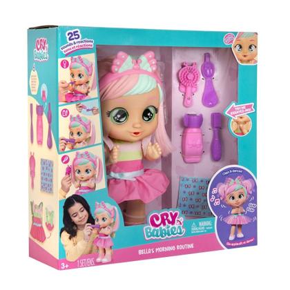 Imagem de Boneca Cry Babies Bella Rotina Diária - BR2460