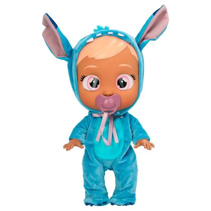 Imagem de Boneca Cry Babies Stitch Disney Interativa Chora De Verdade 25 cm