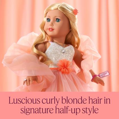 Imagem de Boneca de colecionador American Girl Barbie Peaches 'n Cream de 18 polegadas