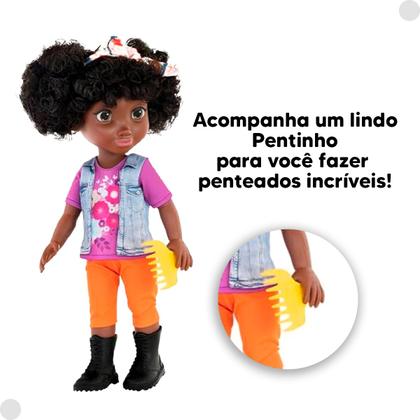 Imagem de Boneca De Vinil Zuri C/ Acessório 40cm 1636 - BBRA