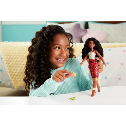 Imagem de Boneca Disney Moana 2 Nadadora com Pet Color Change Mattel