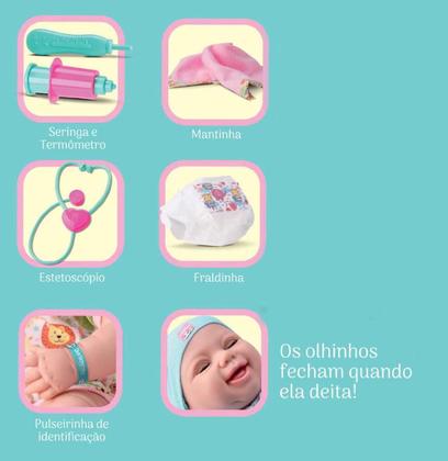 Imagem de Boneca Diver New Born Maternidade - C/ 36,5cm - Divertoys