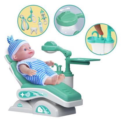 Imagem de Boneca doutor dm dentista azul - dm brasil